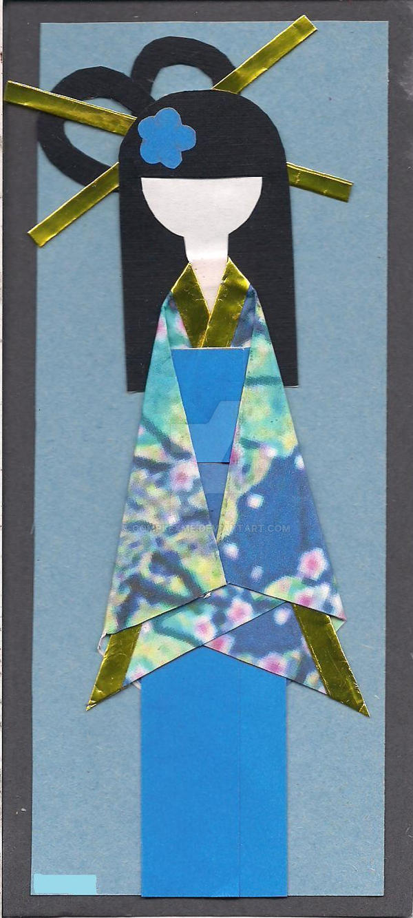 Origami Japanese Doll Bookmark By ComplexMe On DeviantArt