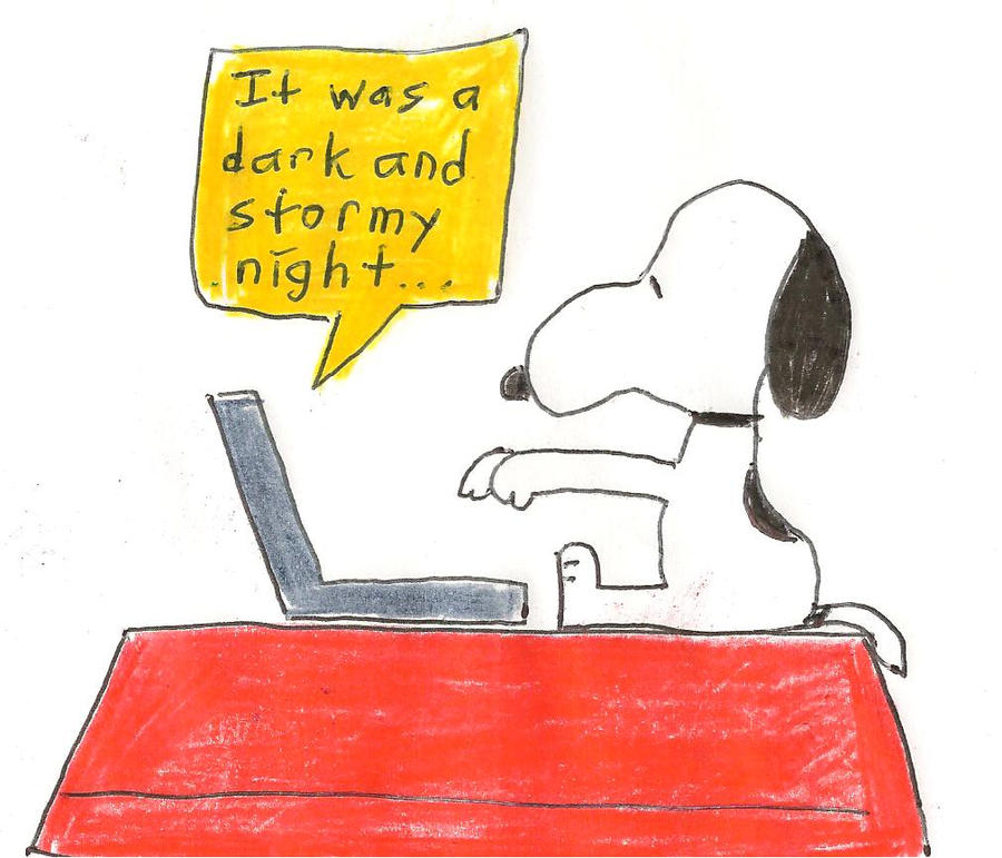 Snoopy on his laptop by dth1971 on DeviantArt