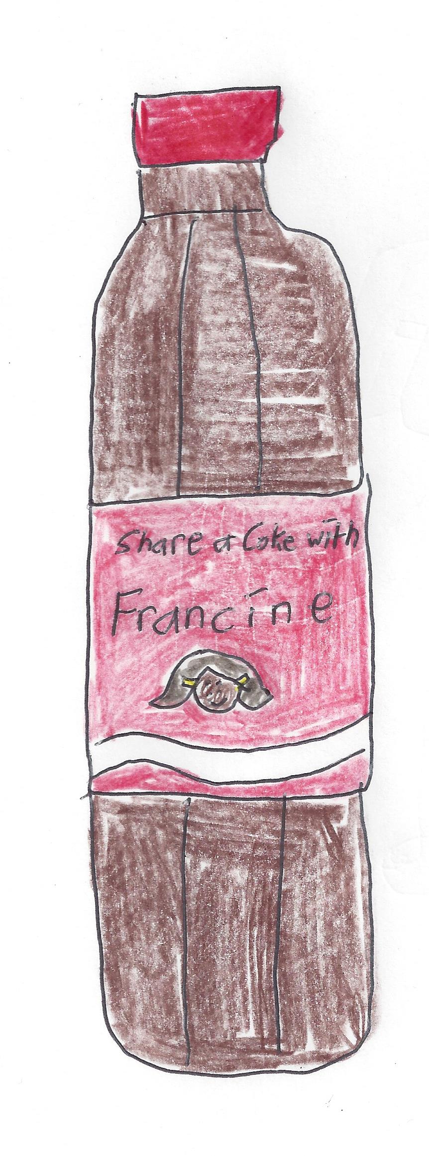 Share a Coca-Cola with Francine - bottle