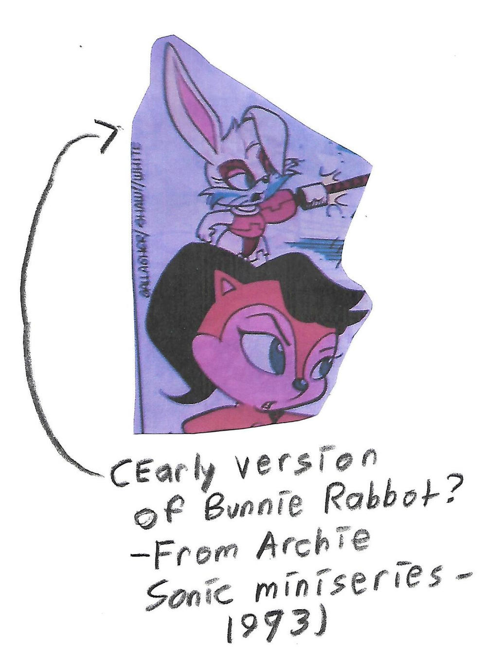 Early Version Of Bunnie Rabbot