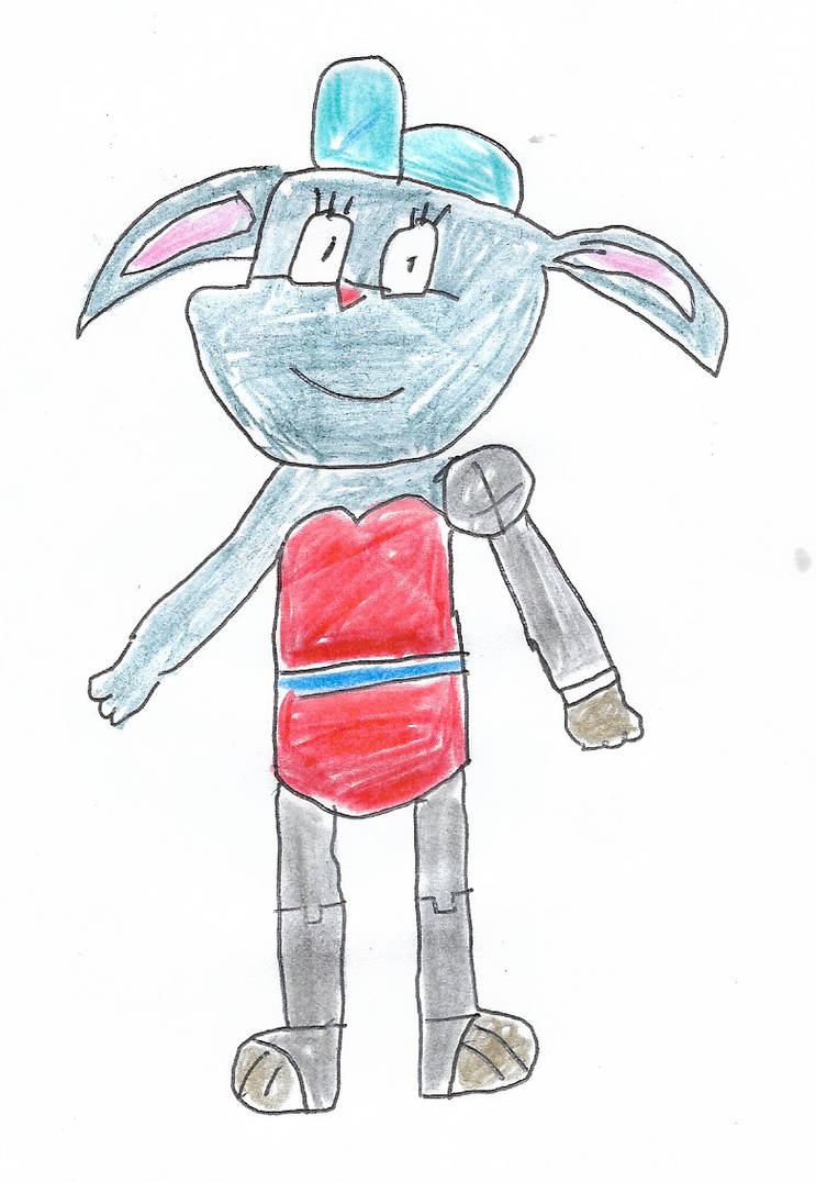 Mildred Rabbit as Bunnie Rabbot by dth1971 on DeviantArt