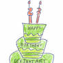 DeviantArt 23rd. birthday cake
