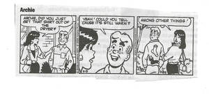 Archie comic strip - static cling