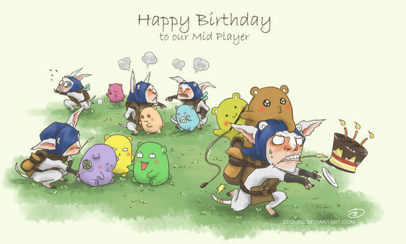 Dota 2 - HBD to our Mid Player