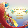 Main menu UI design  wallpaper for mobile game