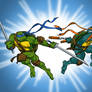 Turtles fight 1