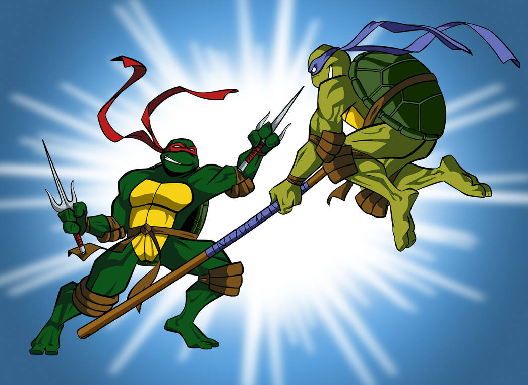 Turtles fight 2 by tanya-buka on DeviantArt