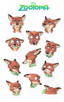 Fox sketches