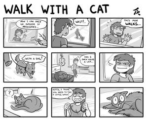 Walk with a cat