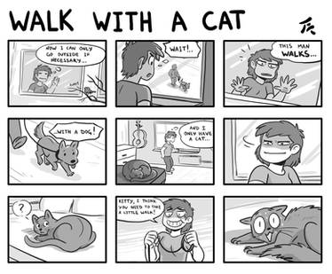 Walk with a cat