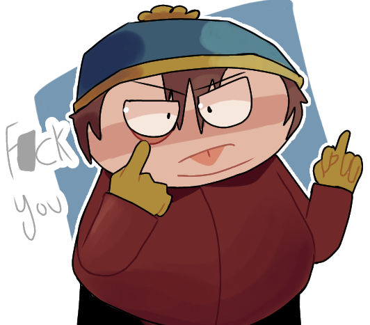 Cartman Getting Rizzy Cartman is pissed off by Southparkgorl on DeviantArt