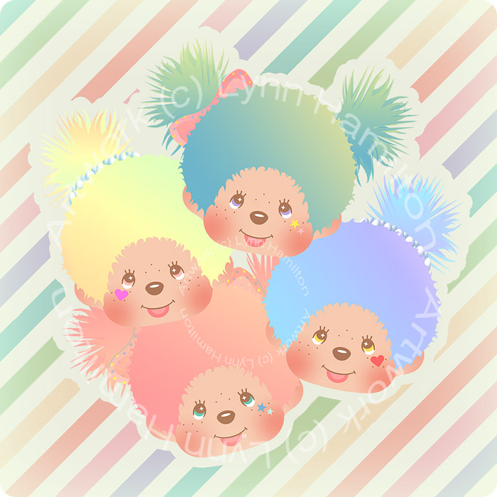 Monchhichi Colorful Girls By Natsukigirl On Deviantart