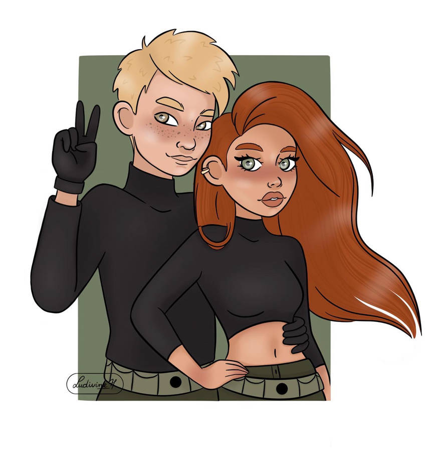Kim Possible Ron Rapper Deviantart Ron and Kim by ludivineillustration on DeviantArt