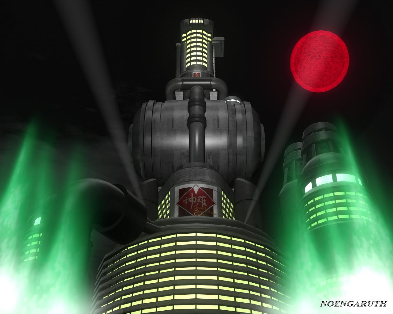 The ShinRa Building 3d Model