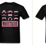 Pink Moustache Styles T-Shirt