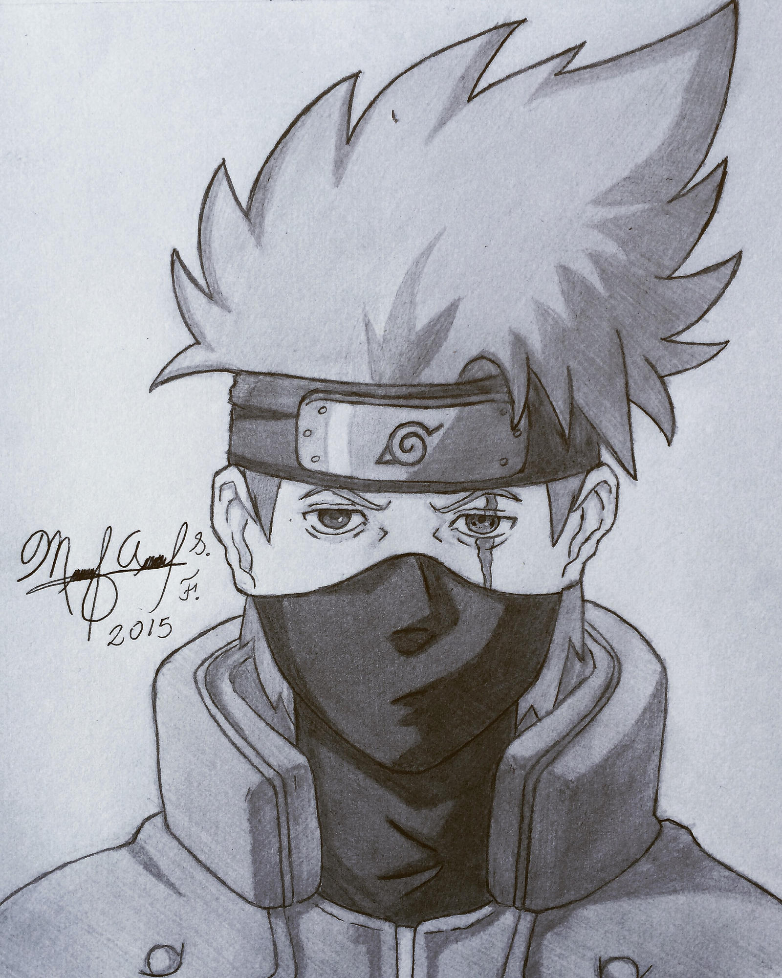 How to Draw Kakashi Hatake, Naruto