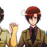 Hetalia. Spain/Romano Germany/Italy