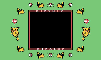 Pokemon Borderlines 3DS Japanese Pokemon Yellow Border! by Jaxtronaut on DeviantArt