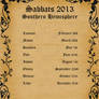Sabbats 2013 Southern Hempishere