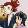 BLEACH - young renji n rukia