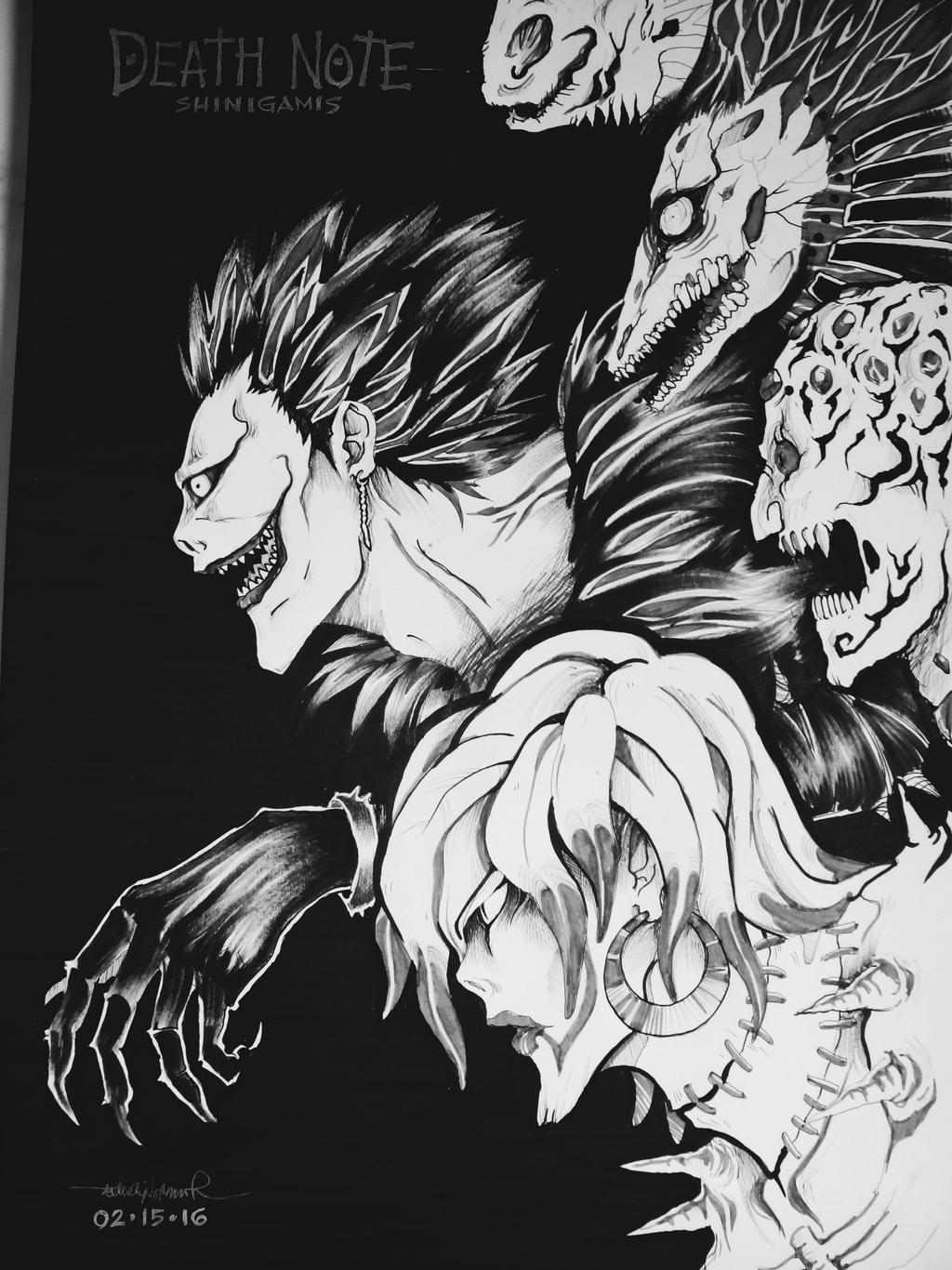 Death Note Shinigamis by Benjclstn on DeviantArt