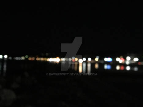 Corfu beach at night