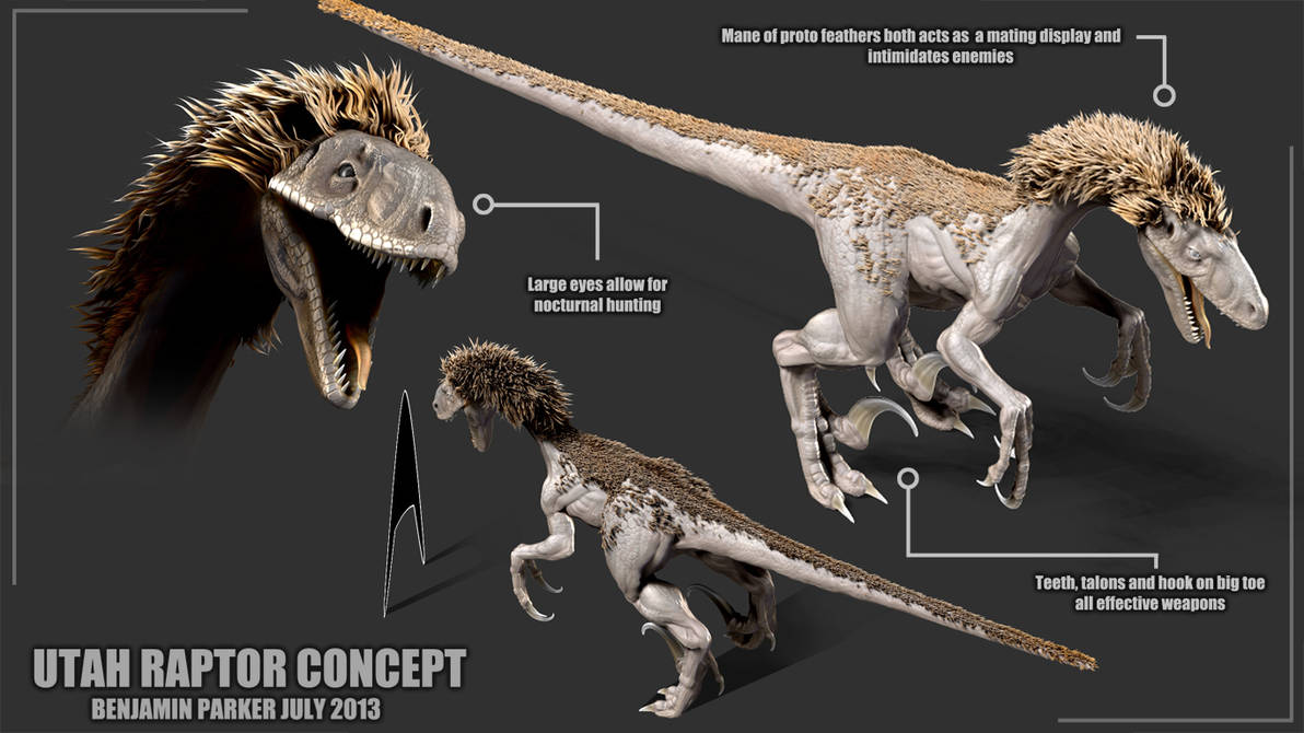Utah Raptor Concept by residentcrow7 on DeviantArt