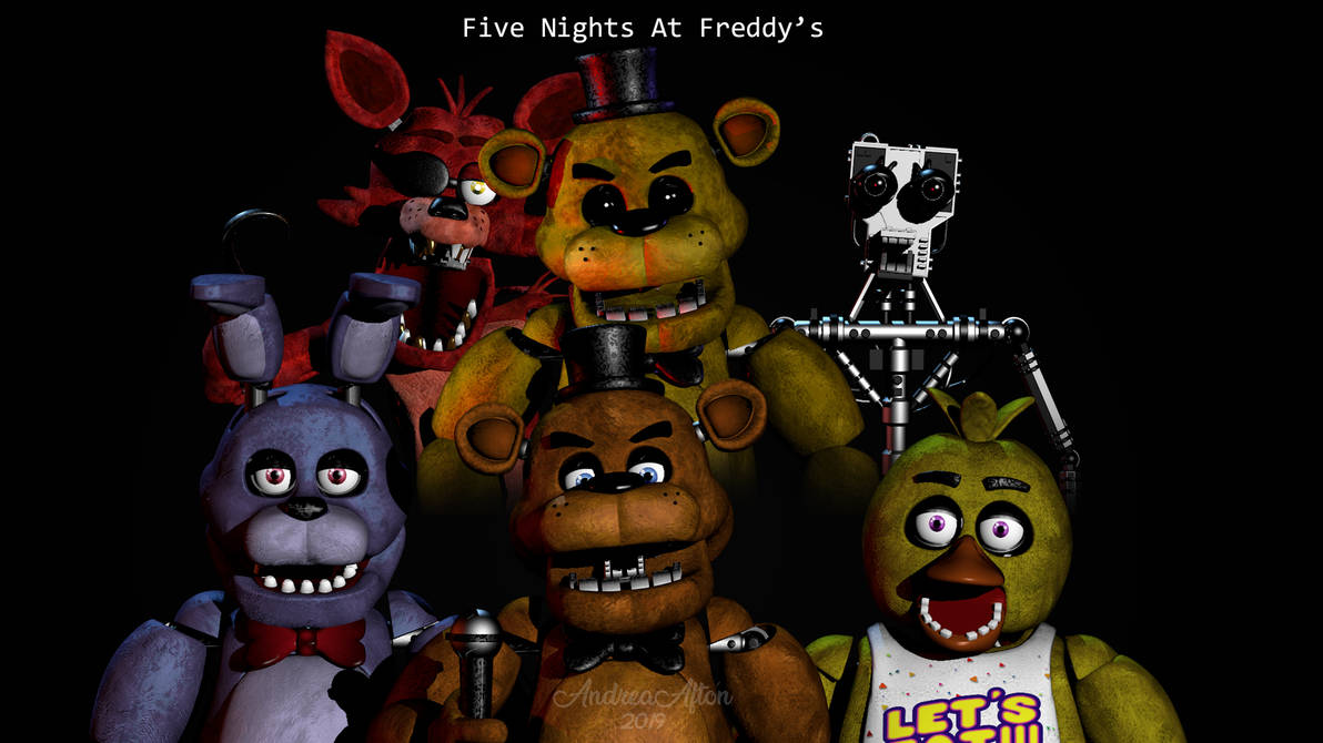 Five Nights At Freddys Wallpaper By Andreaafton On Deviantart