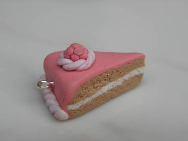 Pink polymer cake