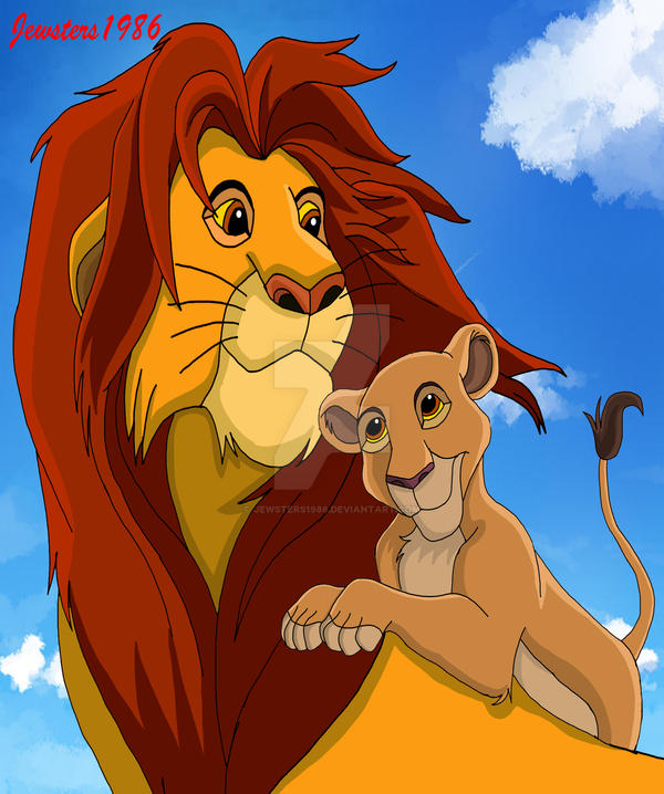 Simba91 Simba and Kiara Redraw by Jewsters1986 on DeviantArt