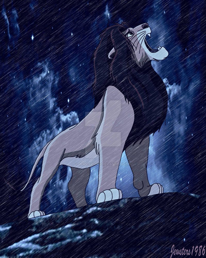 Simba91 Simba With Heavy Rain and Blue Contrast Filter by Jewsters1986 on ...