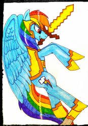 Dueling Rainbow Dash