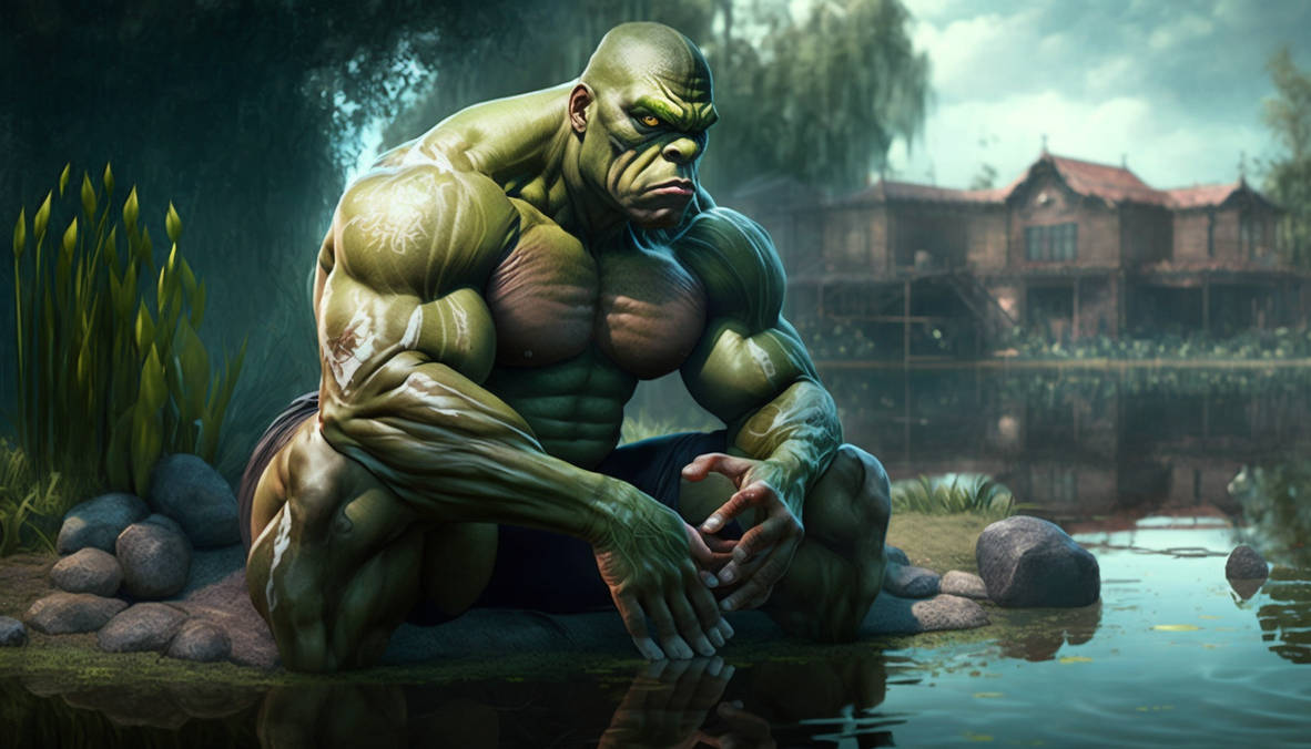 Bullfrog ultra muscular by Blathering on DeviantArt
