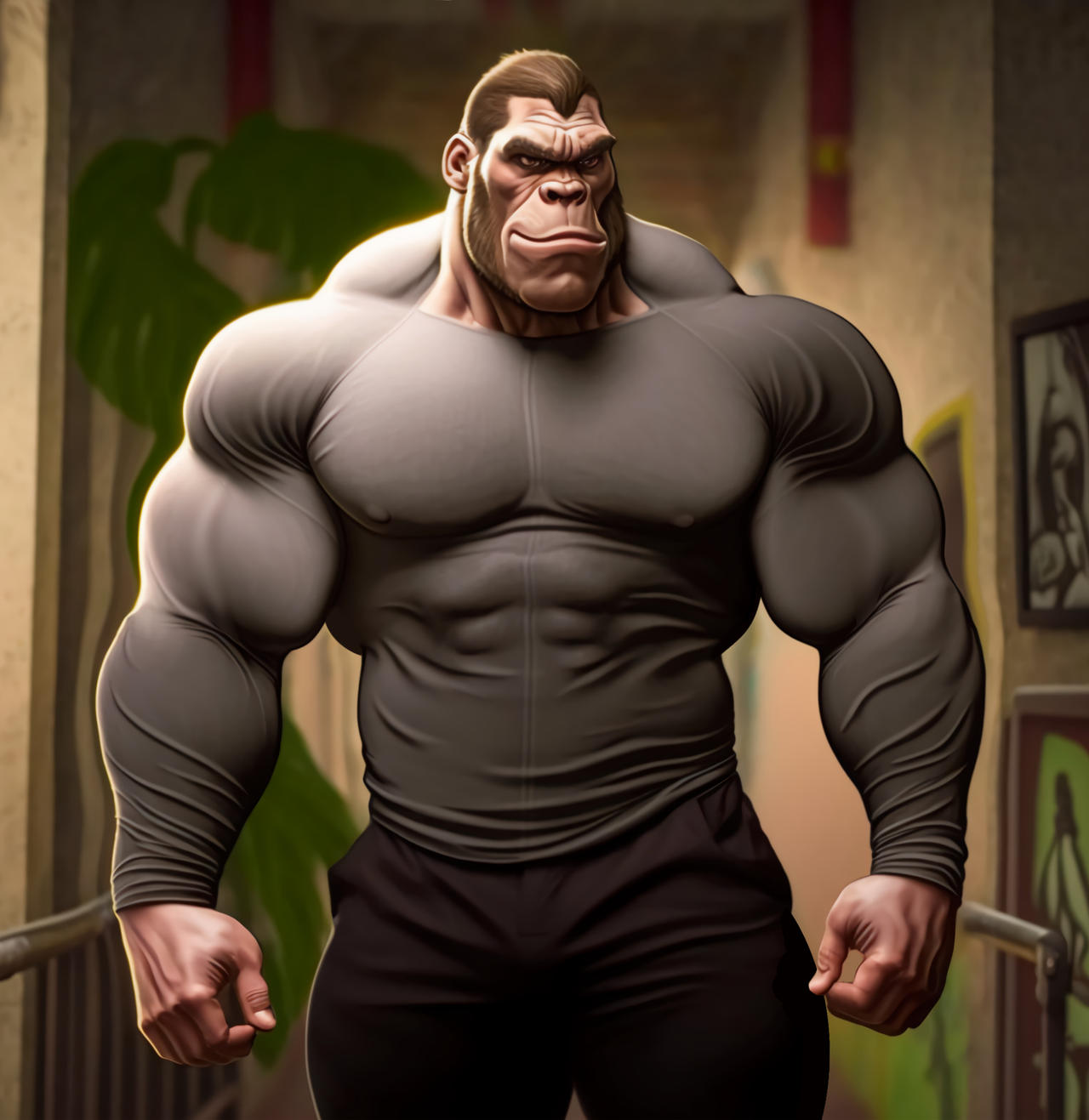 Gorilla wear clothing by Blathering on DeviantArt