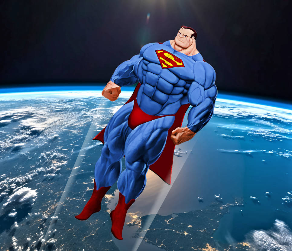Superman moving fast by Blathering on DeviantArt