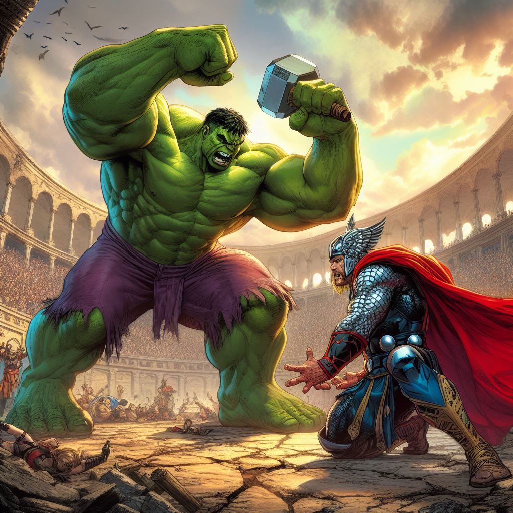 Hulk vs Thor by Blathering on DeviantArt