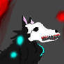 Skullhead wolf by BloodyWolfeh 