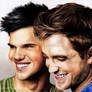 Taylor Lautner and Robert Pattinson