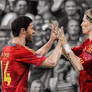 Xabi Alonso and Fernando Torres