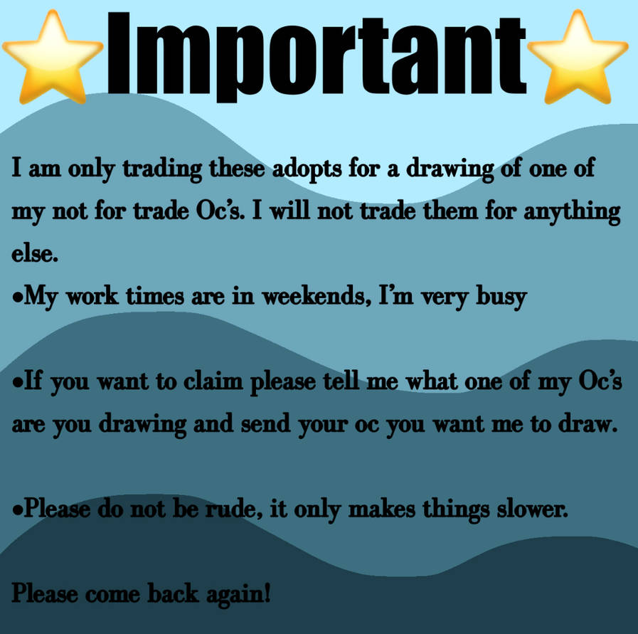 my TOS for art commissions by VerriCherrii on DeviantArt