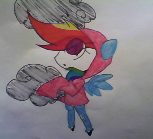 Raincoat Rainbow Dash