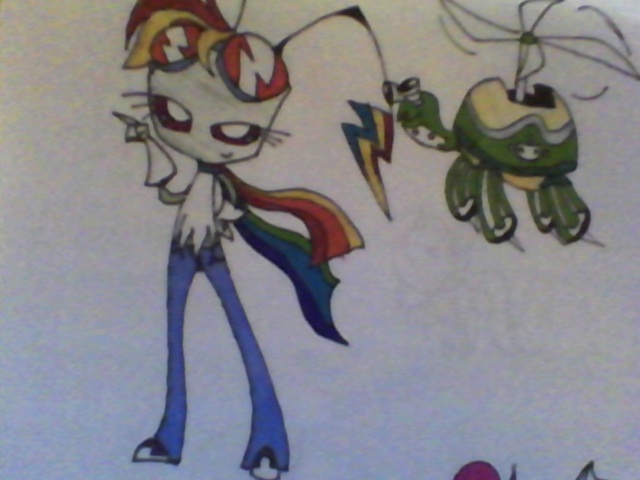 Invader Rainbow Dash and Tank by Miss-Zi-Zi on DeviantArt