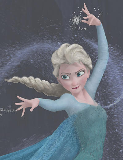 Elsa in Progress 02 by Grynszspan on DeviantArt