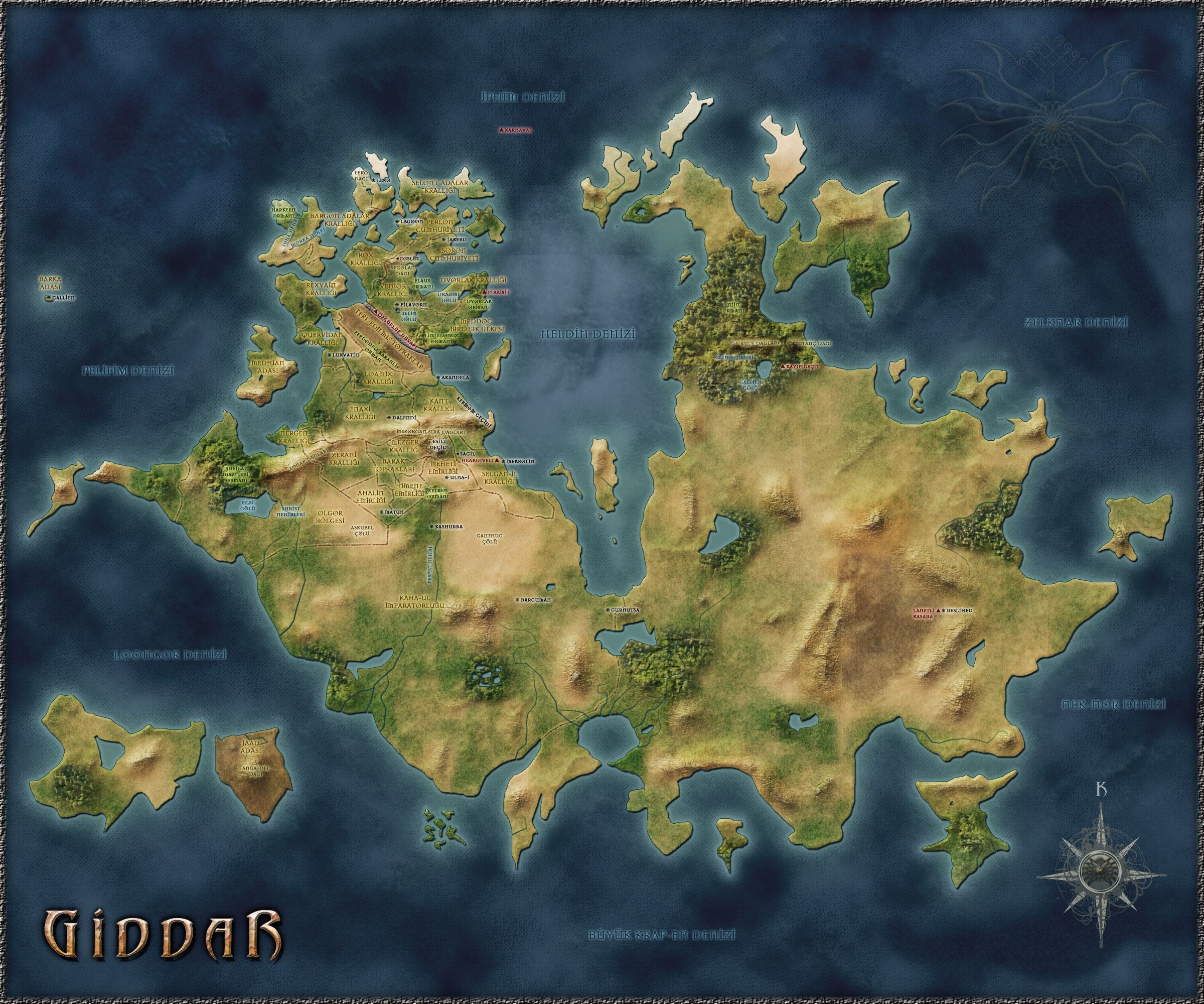 New map of Giddar