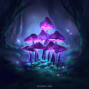 Glowing Mushrooms