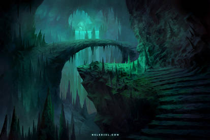 Dark Mossy Cave
