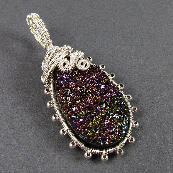 Titanium Druzy Pendant