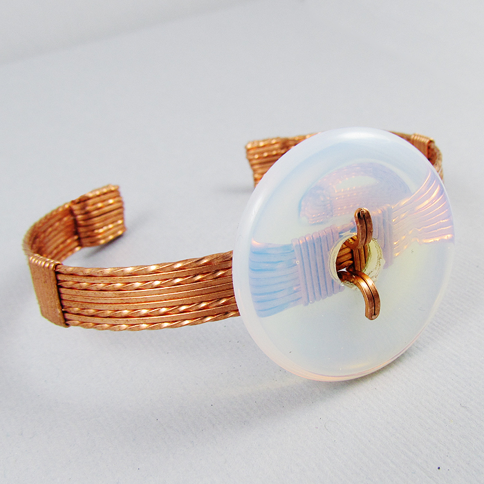 Opalite Donut Spinner Bracelet