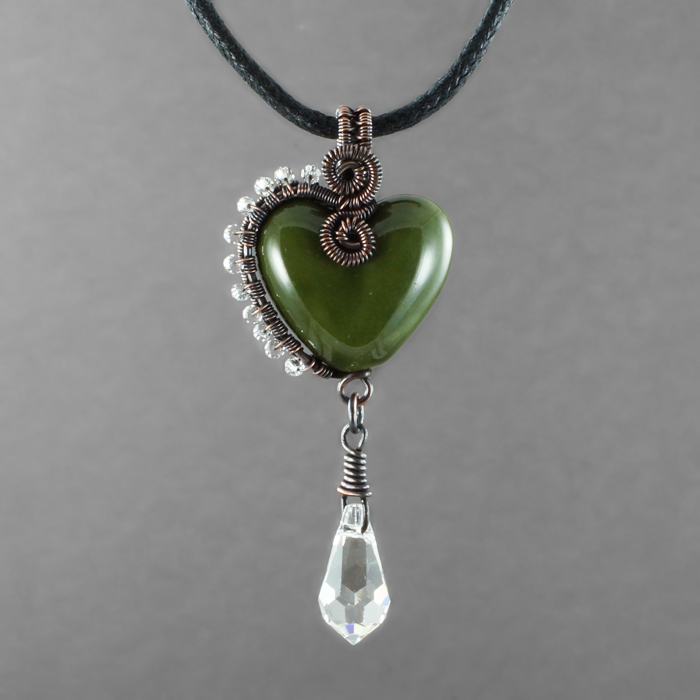 Ceramic Heart Necklace