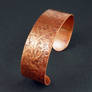 Hammered Copper Cuff Bracelet